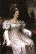 Adeodato Malatesta Portrait of Maria Beatrix Victoria of Savoia oil on canvas